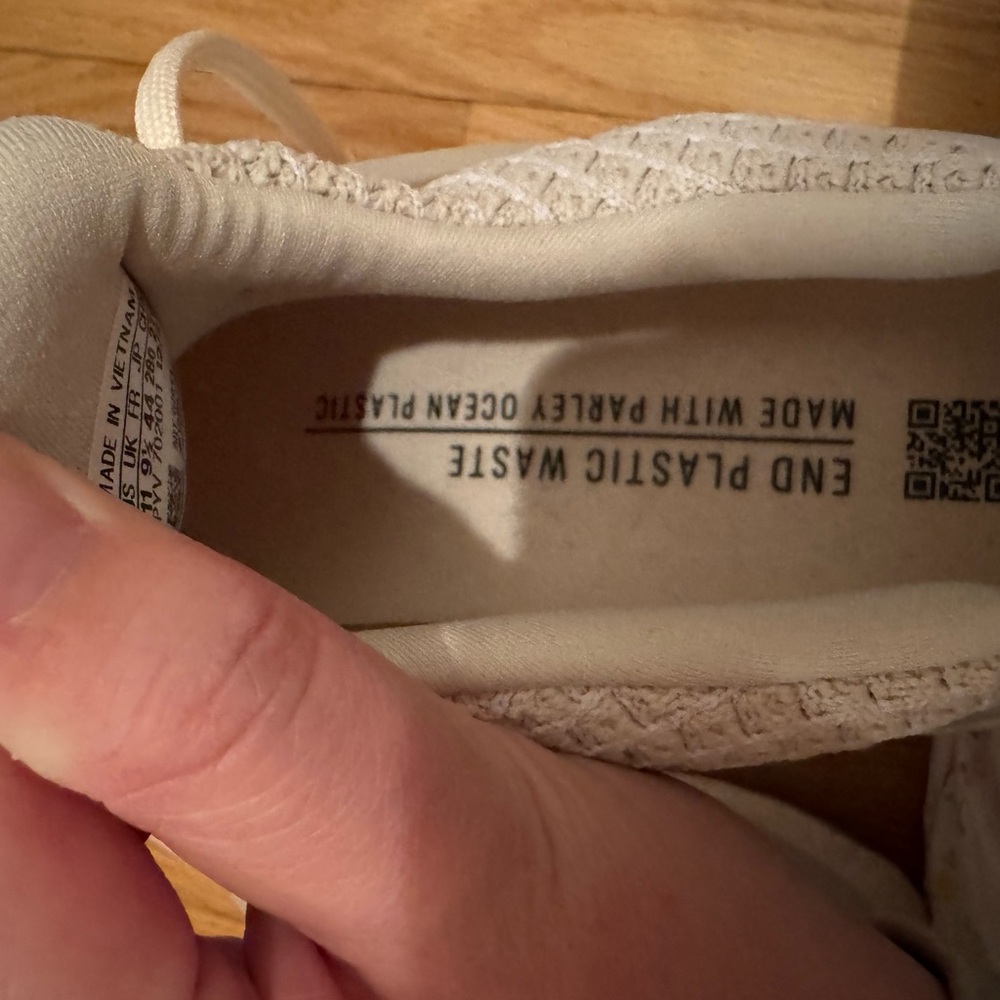 Adidas Eco-Friendly Cream Sneakers View 3